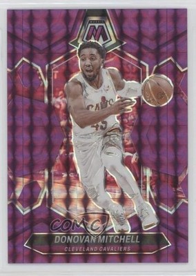 2023-24 Panini Mosaic Purple Mosaic Prizm 30/99 Donovan Mitchell #143 0xk7