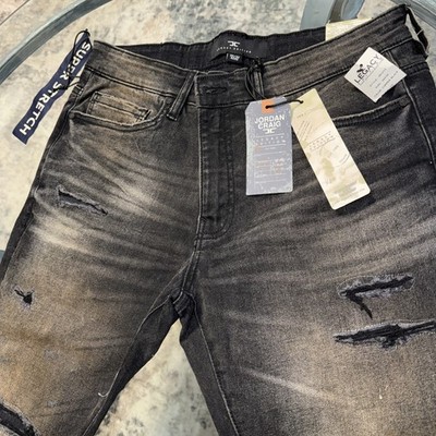 Jordan Craig Legacy Edition Straight Copper Black Shadow Super Stretch Jeans 34