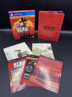 Sony PlayStation 4 Ps4 Red Dead Redemption 2- Ultimate Edition - Steelbook - Top