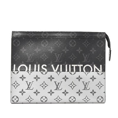 Louis Vuitton Monogram Eclipse Split Pochette Voyage MM M63039 #060