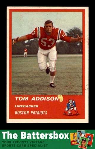 Tommy Addison #9 1963 Fleer card