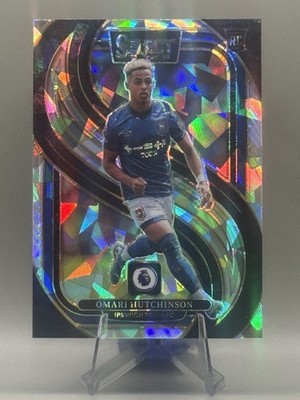 Omari Hutchinson Nottingham Forest 2024-25 Panini Select Cracked Ice Prizm RC