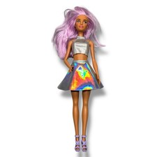 Mattel - You Can Be Anything Careers Pop Star Barbie Doll - Purple Hair, Outfit