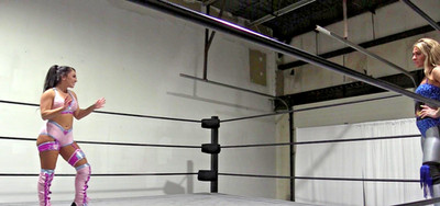 Female Wrestling Ring Style 1594 Alex Gracia vs Shelly Benson Pro DVD KO TV PG