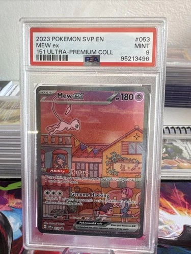 Pokémon TCG 2023 Ultra Premium Collection Mew EX Promo Card #53 PSA 9 Mint