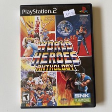 World Heroes Anthology PS2 CIB Complete W/ Manual - PlayStation 2