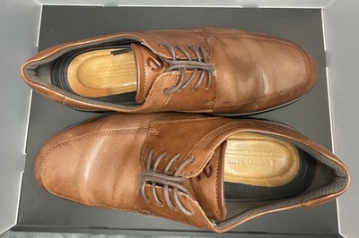 ECCO S Lite Hybrid Men s EU 44 US 10 - 10.5 Brown Comfort Dress Shoes 520324 EUC