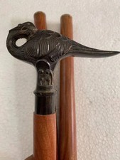 36'' Vintage Antique Brass Handle Wooden Cane Victorian Walking Stick Gift