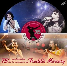 FREDDIE MERCURY Rock Musician Music Band QUEEN MNH 1v-Stamp Sheet (2021 Togo)
