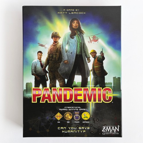 Pandemic Juego de Mesa Z-Man Juegos Matt Leacock Estrategia Cooperativa 2013, Completo