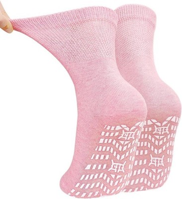 Hochwertige Antirutsch Socken für Frauen, Ohne Gummibund, 5 Paar