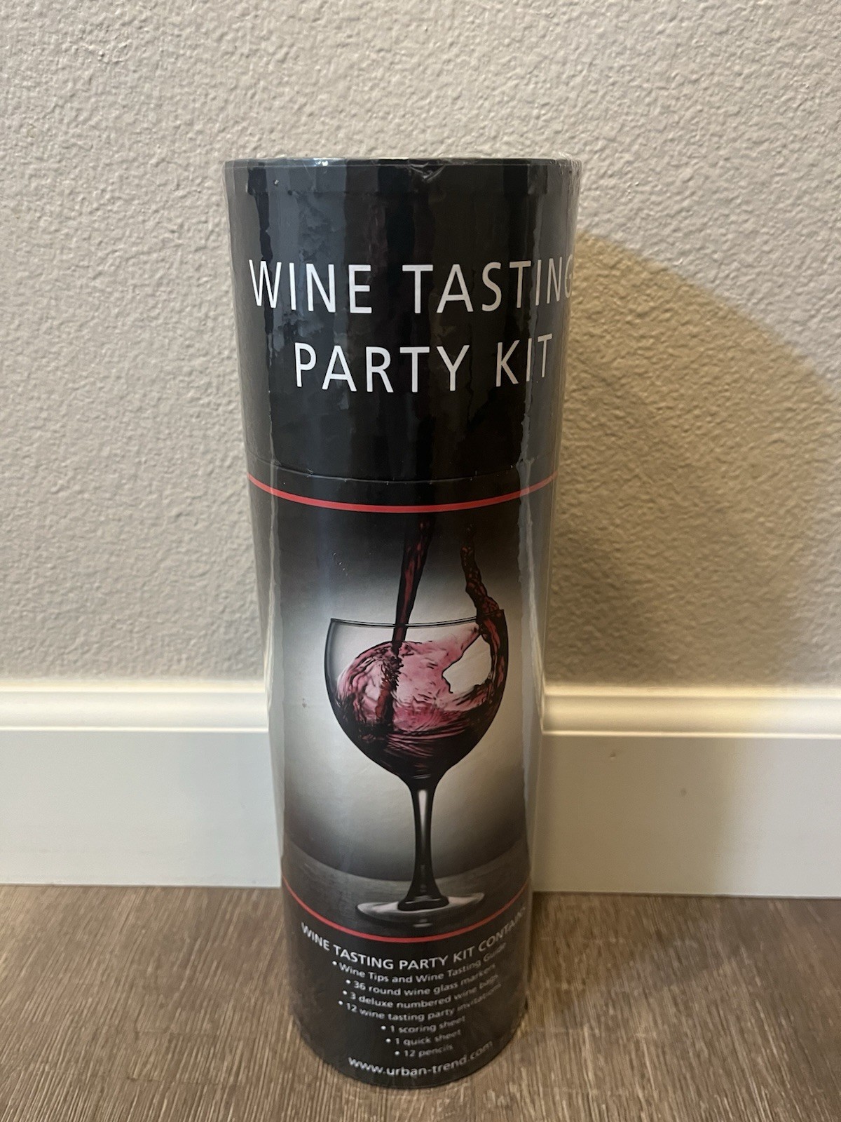 NEW Sealed - Wine Tasting Party Kit by Urban Trend