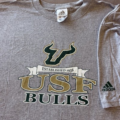 South Florida Bulls USF [VINTAGE 2004] 2XL T-shirt NCAA adidas Deadstock NWOT