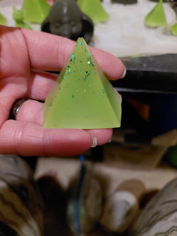 Handmade Resin Pyramid