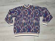Vintage COLOURS by ALEXANDER JULIAN MULTICOLOR SWEATER MENS SZ XL 90s