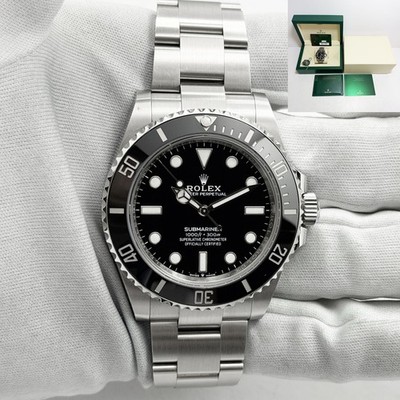 2025 Rolex Submariner No Date 124060 41MM Black Steel Box Paper