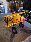 1930 Pedal Car Custom Biplane 10in. Long Excellent Working — photo 4