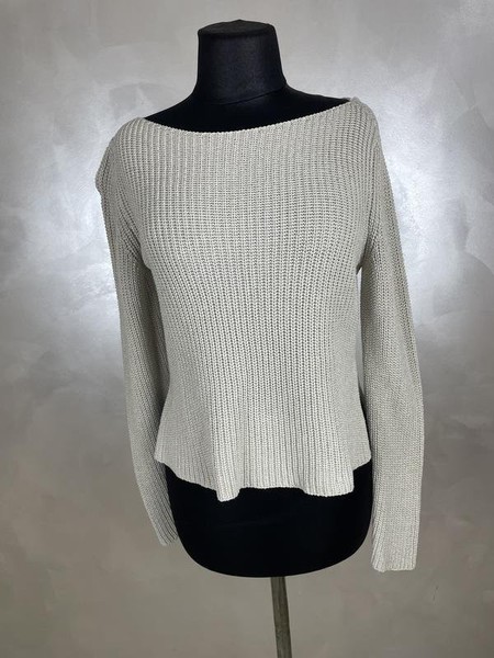 Women Fabiana Filippi Sweater Beige Cotton 36 / S #3WPS