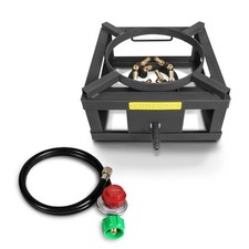 CONCORD The Wok Block 12" Single Propane Outdoor Burner with Built in Wok Ring