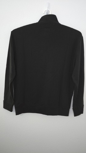 NWT Stance Shelter 1/2 Zip Butter Blend Mens Medium Black Pullover - Picture 2 of 11