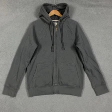 Flint And Tinder The 10 Year Hoodie Men's Large Gray Full Zip Heavyweight Fleece