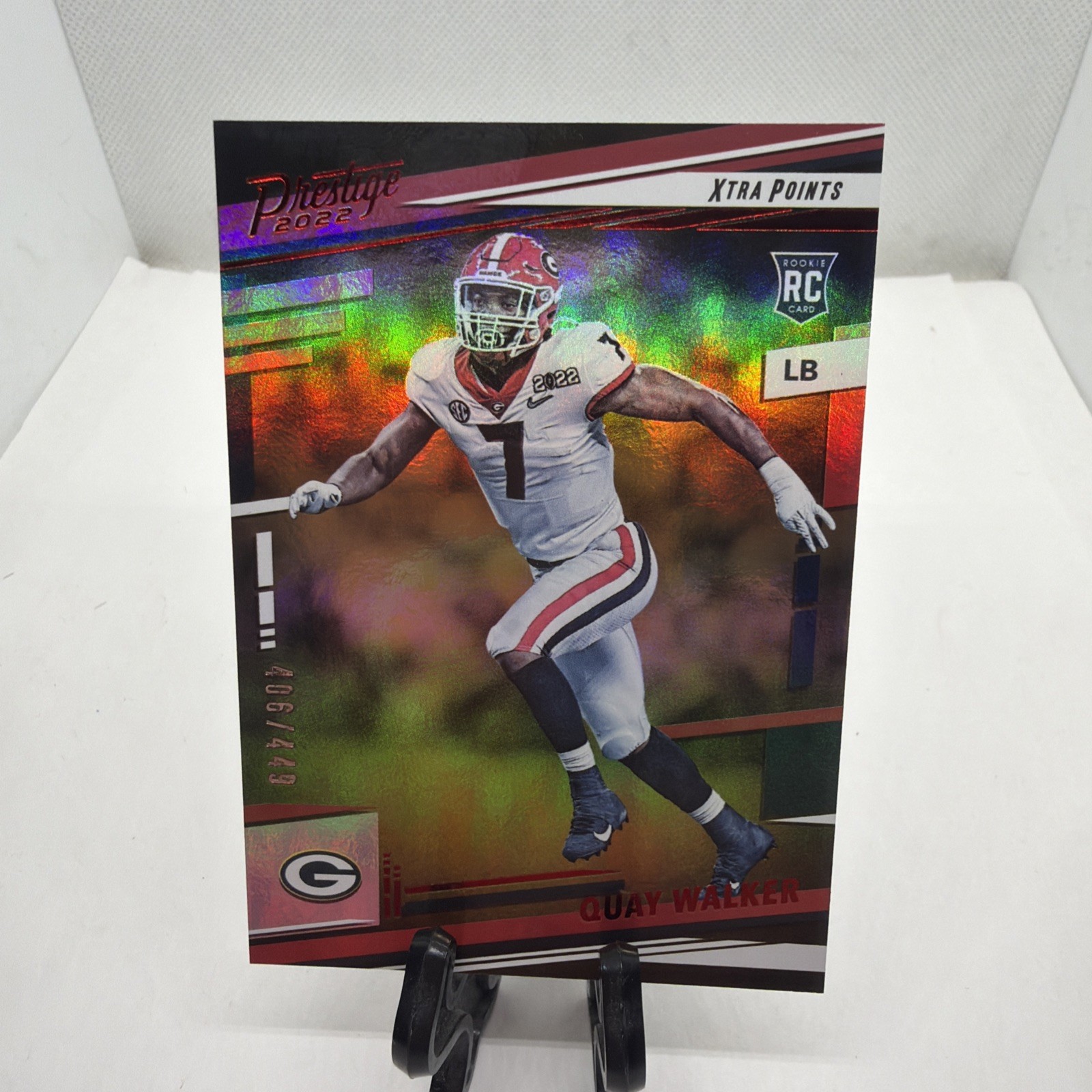 Quay Walker Panini Prestige #383 Red Premium Xtra Points