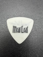Meat Loaf Damon La Scot Signature White Bass Guitar Pick - 1990s Tours