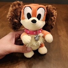 Disney Store Fifi Minnie Mouse Dog Disney Jr plush stuffed animal toy 7"