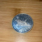 1986 Space Shuttle Challenger Memorial Coin 1oz 999 Fine Silver Art Round