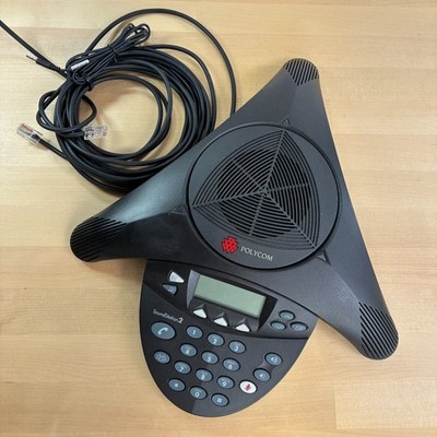 Polycom SoundStation 2 and Cords Display Conference Phone 2201-16000-601