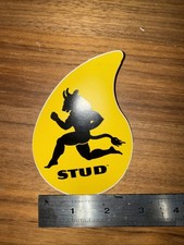 Vintage Stud Oil Racing Sticker Decal Hot Rod Drag Race Motor Old Stock 4 Vintage Stud Oil Racing Sticker Decal Hot Rod Drag Race Motor Old Stock 4
