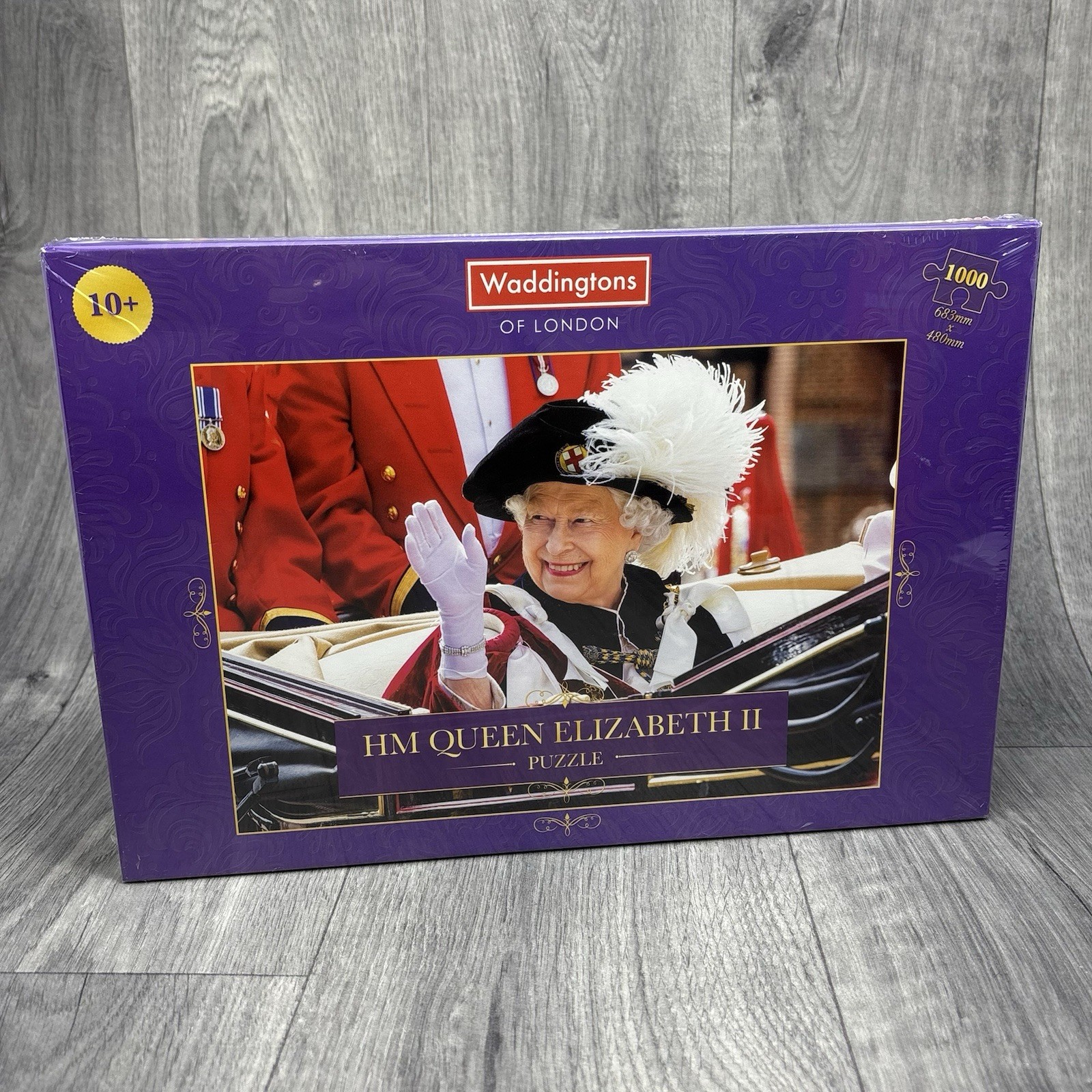 HM Queen Elizabeth II Waddingtons 1000 Piece Royal Family Jigsaw Puzzle New
