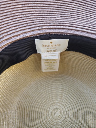 Kate Spade Hats Off Polyester Sun Hat Spring Fashion Hat High Quality - Picture 4 of 5