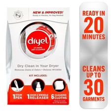 Dryel At-Home Dry Cleaning Starter Kit , Breeze Clean 1 Count Pack of 1 