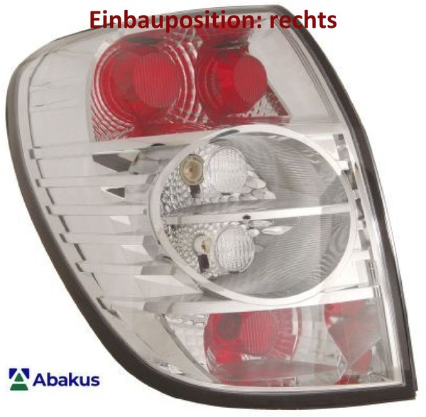 Abakus 235-1910R-UE-S Heckleuchte Rechts RüCklicht Hecklicht RüCkleuchte-image