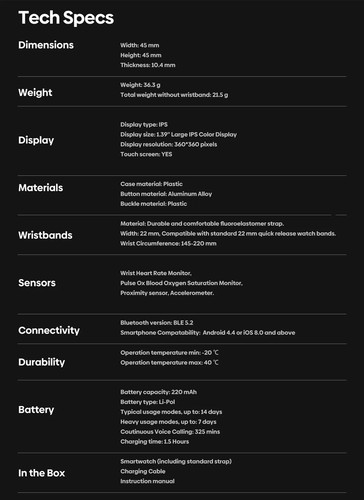 Smartwatch Chiamata Vocale Grande 1,39'' Display IPS 100+ Modalità Sport Smartwatch - Foto 13 di 14