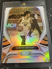 2020-21 PANINI CERTIFIED JA MORANT GOLD TEAM MEMPHIS GRIZZLIES #12