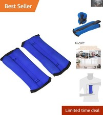 Versatile Fitness Ankle/Wrist Weights - 1Lb Pair with Hook and Loop Closure