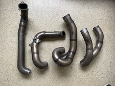 Termignoni 70mm Impianto di Scarico DUCATI 848 1098 1198 Taglio Slash Silenziatori Carbonio 