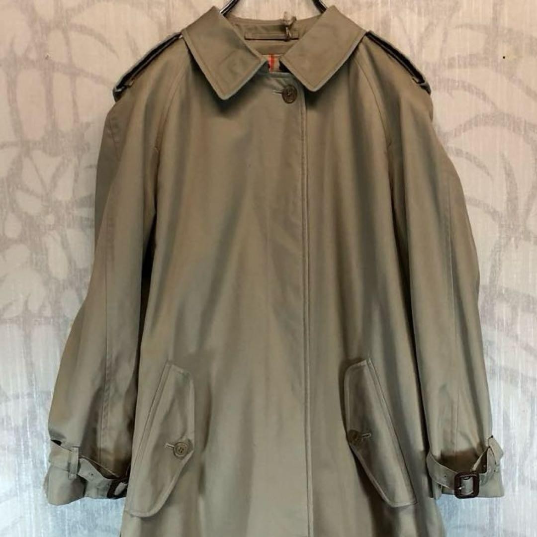 Burberry Vintage Trench Coat Beige With Nova Check Pattern Size L For Women thumbnail 16