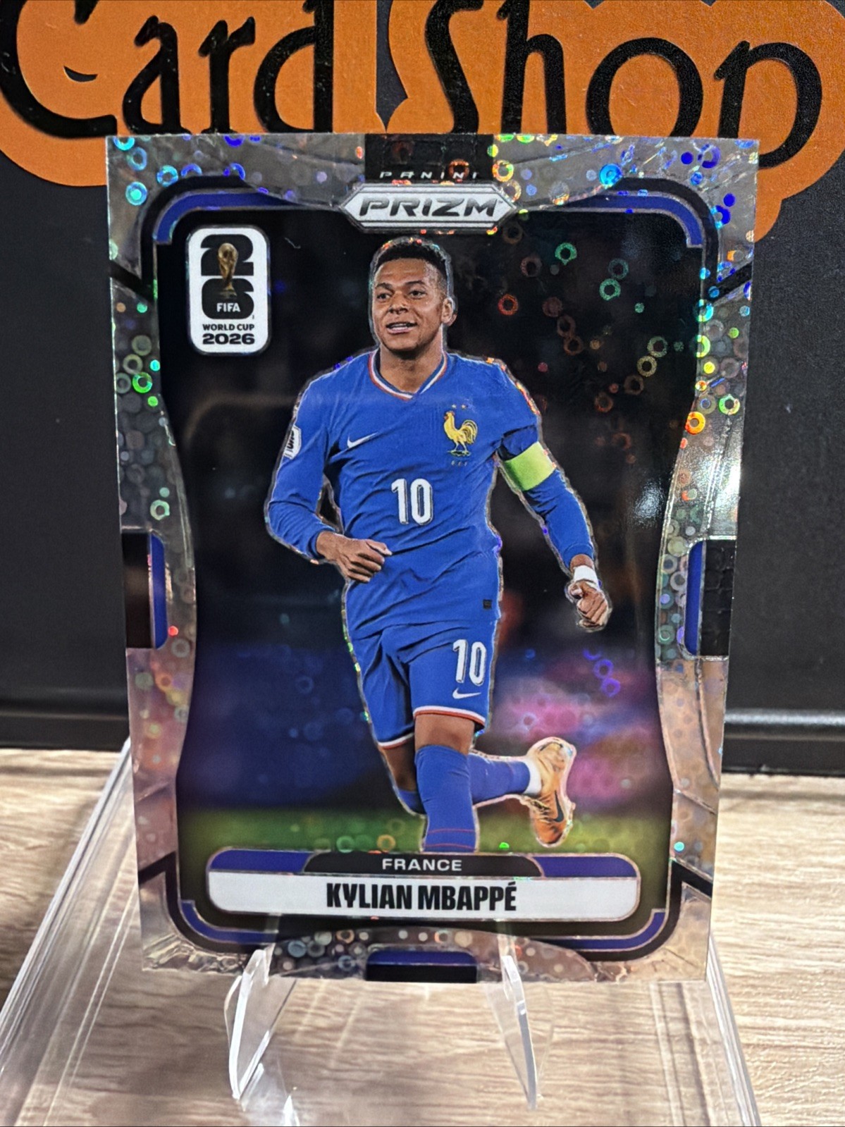 2026 Panini Prizm FIFA World Cup Kylian Mbappe Disco Prizm #40 France