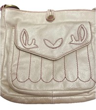 Mathew Williamson festival Handbag butterfly cream leather cheugystyle