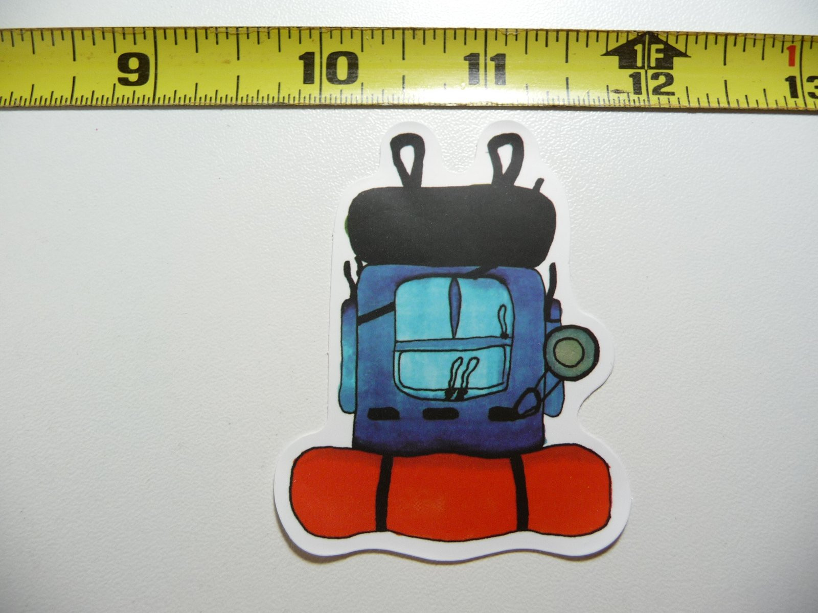 Loaded Hiking Backpack Decal Sticker for Camping Outdoor Adventures