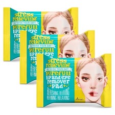 K-beauty Ariul Stress Relieving Purefull Lip & Eye Remover Pad 30 St&uuml;ck * 3...