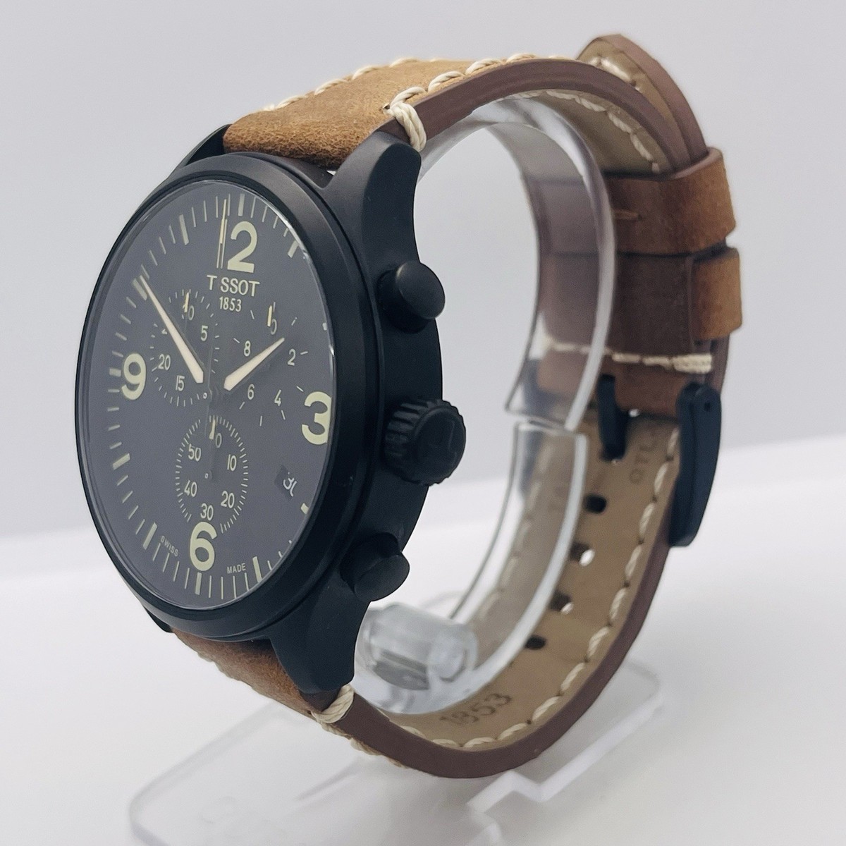 Tissot Men's Black Watch - T116617A for sale online | eBay