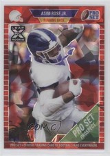 2021 Leaf Pro Set Metal Red Crystals 9/50 Asim Rose Jr #06 no9