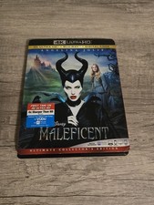 Disney Maleficent 4k Ultra HD  Blu-Ray , 2014 w/ Slipcover - No Digital