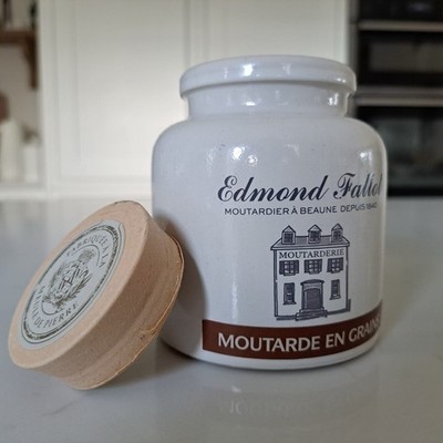 Edmond Fallot Vollkorn (Moutarde en Grains) Dijon Senftopf Korktopf Topf