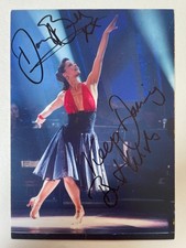 Darcey Bussell Signed double Autograph official 6x4 photo card Inscription COA