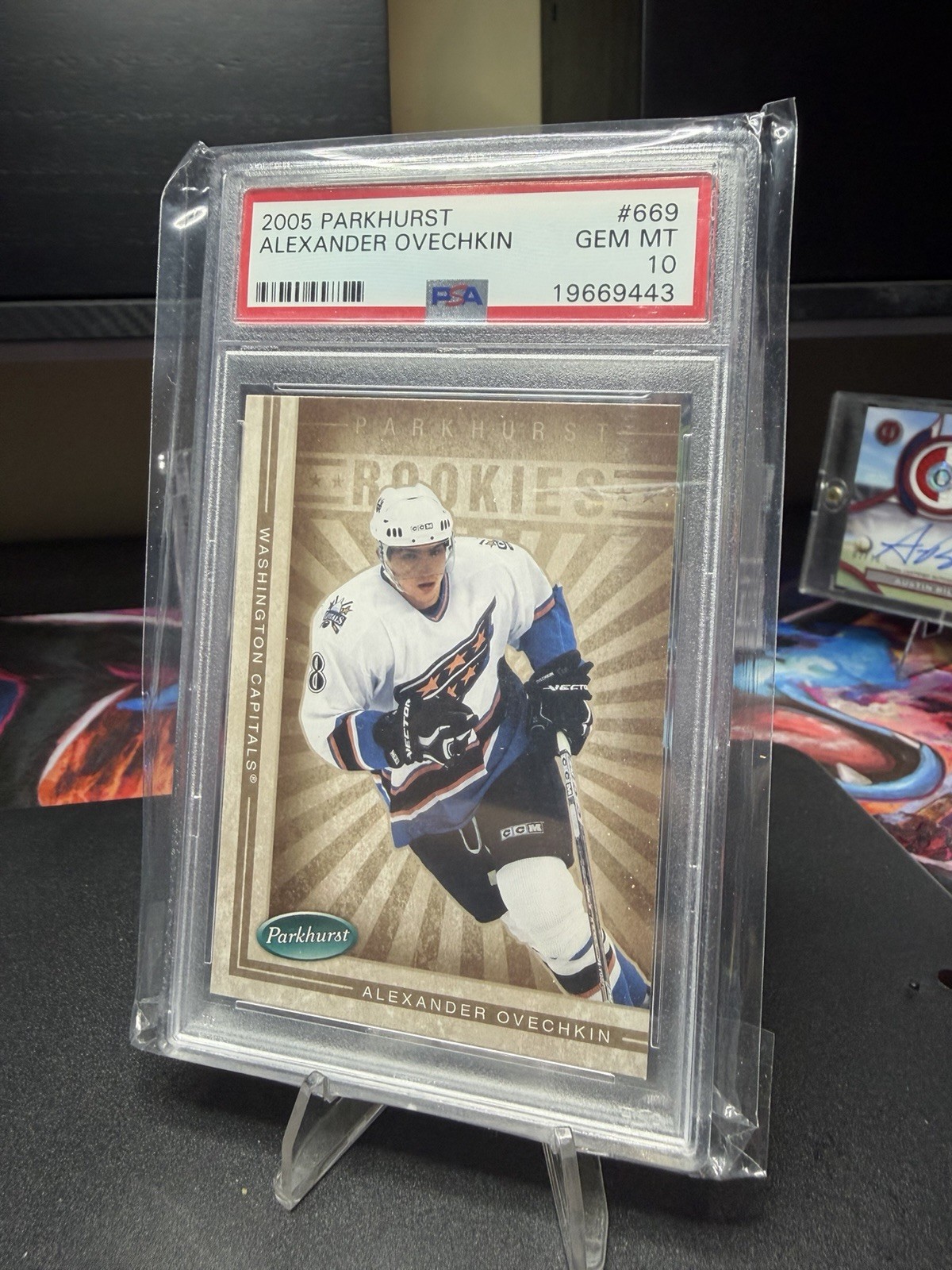 Upper Deck Parkhurst Parkhurst Rookies Alex Ovechkin #669 RC PSA 10 view 2